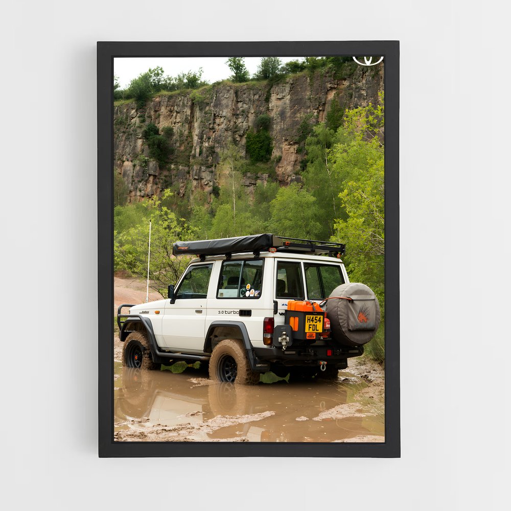 Poster Land Cruiser 70 Épopée Aventureuse – affiche Toyota (vue 2)